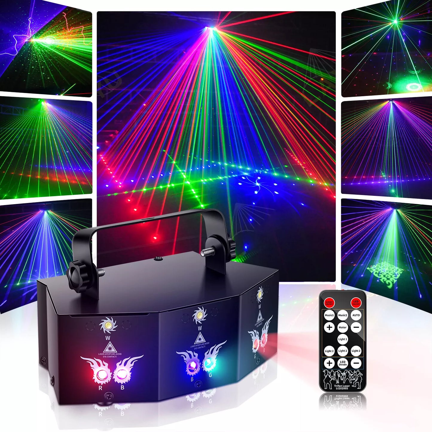 9-Eye LED Laser Light Beam - 50% OFF Today Only