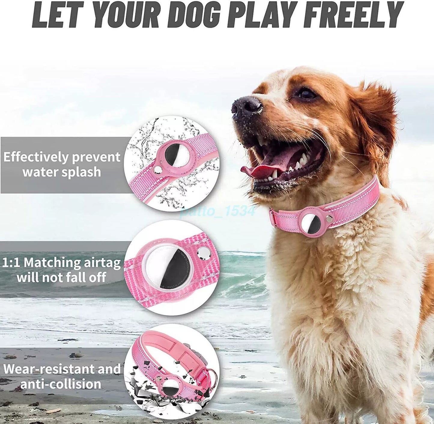 Airtag Dog Collar - 50% OFF Today Only