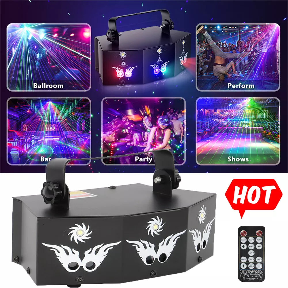 9-Eye LED Laser Light Beam - 50% OFF Today Only