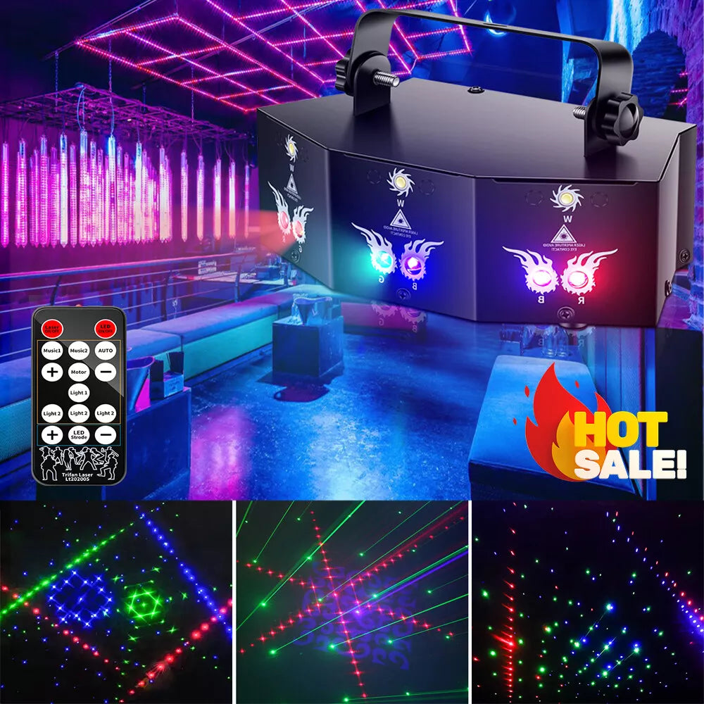 9-Eye LED Laser Light Beam - 50% OFF Today Only