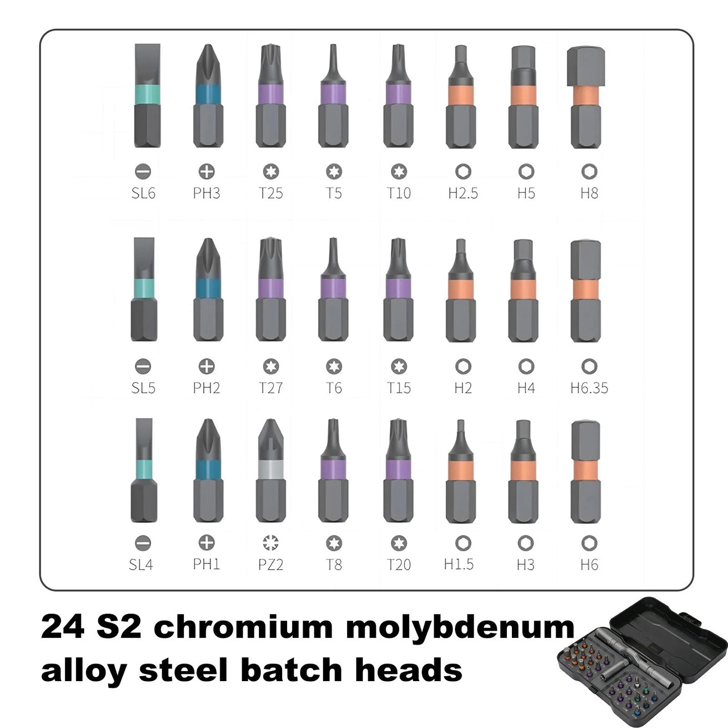24-in-1 Ratchet Screwdriver Set - 50% OFF Today Only